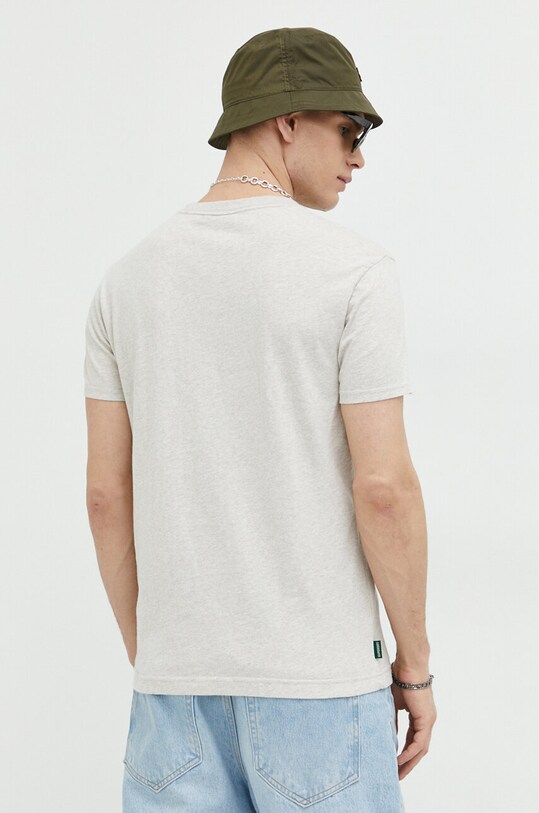 Odzież Superdry polo bawełniane M6010727A.8ZU beżowy