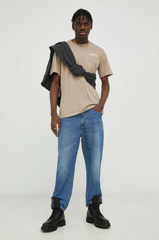 Les Deux tricou din bumbac LDM101113 bej SS24