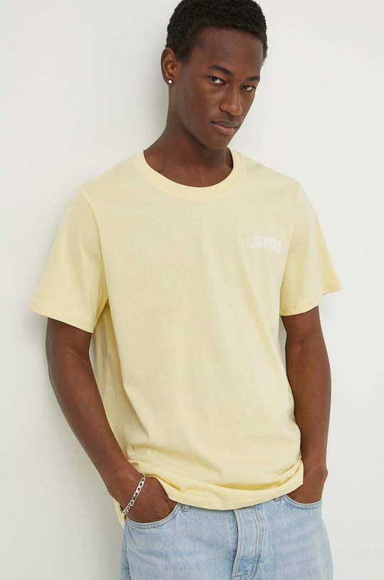 Oblečení Bavlněné tričko Les Deux LDM101113 žlutá