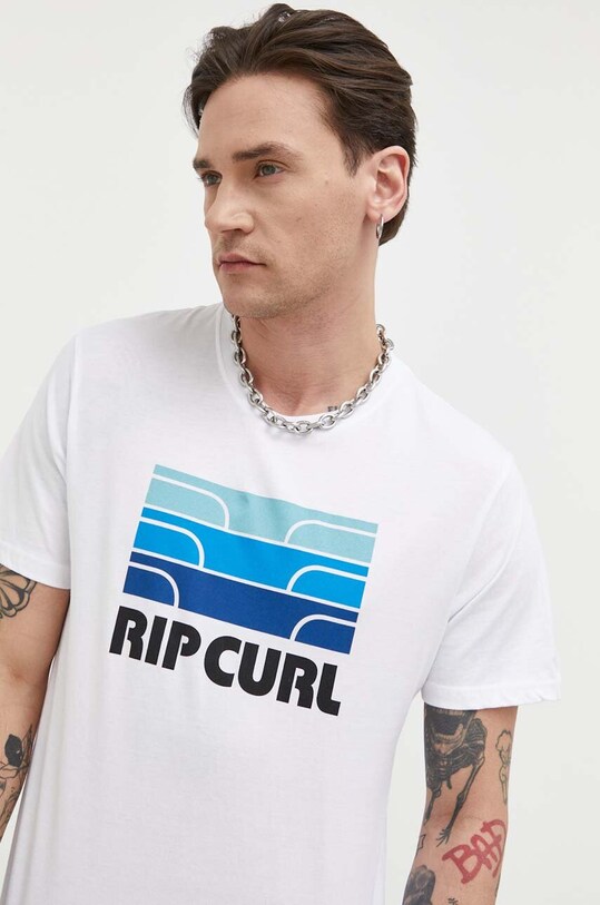 Rip Curl t-shirt bawełniany biały 03NMTE