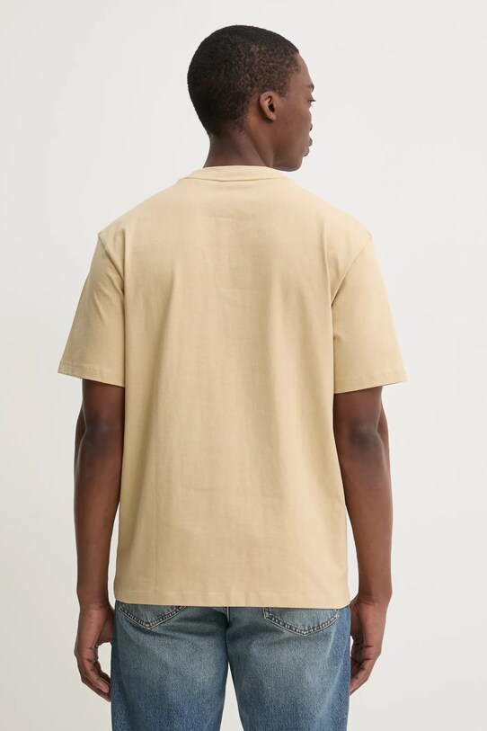 Odzież HUGO t-shirt bawełniany 50488330 beżowy