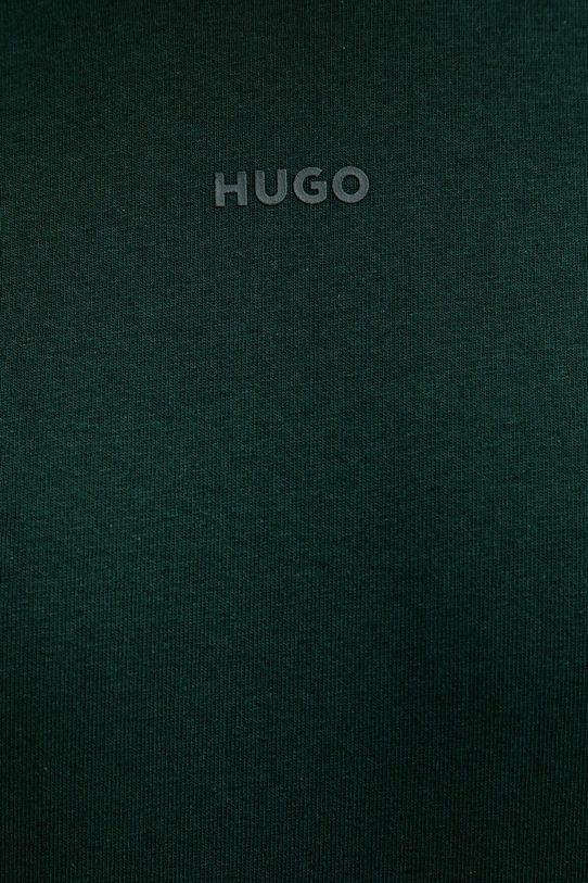 Памучна тениска HUGO 50488330 зелен
