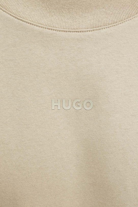 Pamučna majica HUGO 50488330 bež