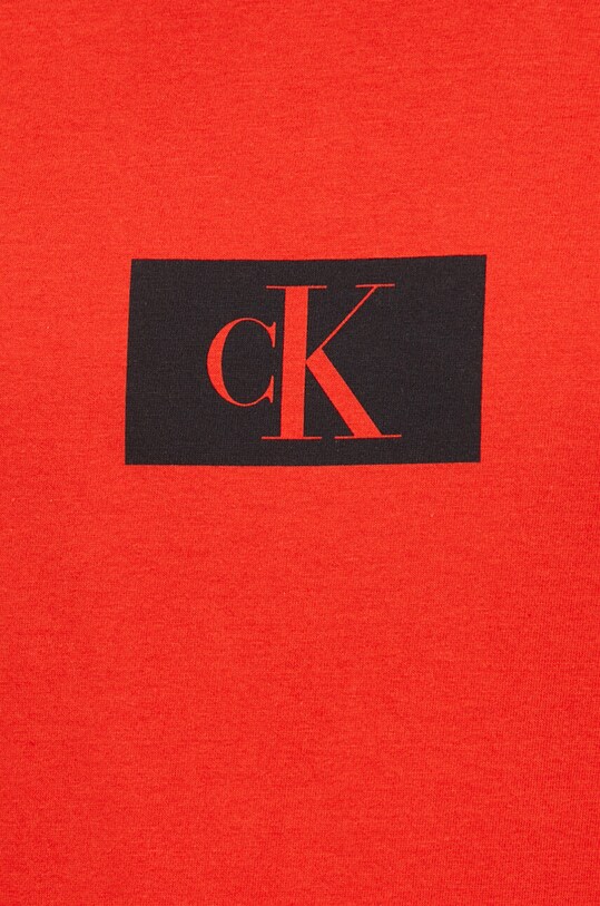Calvin Klein Underwear t-shirt piżamowy bawełniany czerwony 000NM2399E.PPYX