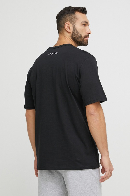 Odzież Calvin Klein Underwear t-shirt piżamowy bawełniany 000NM2399E.PPYX czarny
