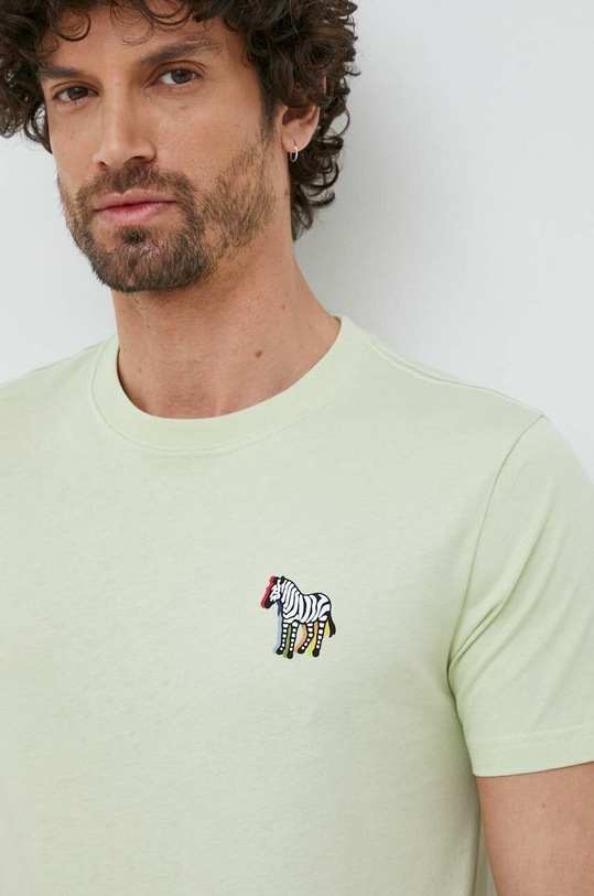 Памучна тениска PS Paul Smith зелен M2R.010R.KP3824