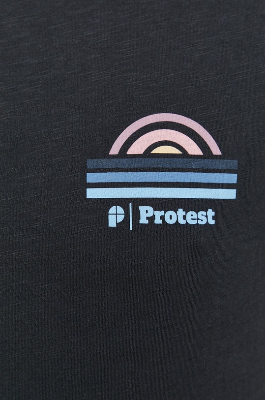 Protest t-shirt bawełniany 1711931 czarny