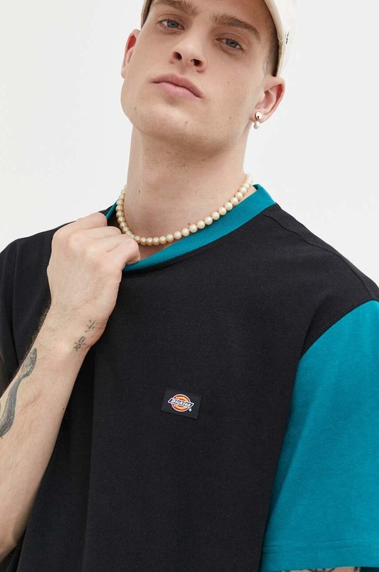 Pamučna majica Dickies crna DK0A4Y8SBLK1