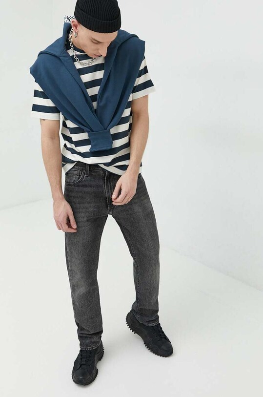 Dickies t-shirt bawełniany DK0A4Y8YAF01 granatowy AW24