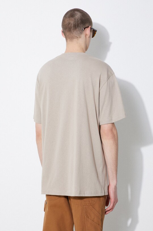 Odzież Dickies t-shirt bawełniany DK0A4YAIBLK1 beżowy