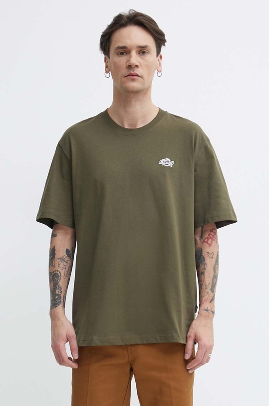 Pamučna majica Dickies zelena DK0A4YAIBLK1