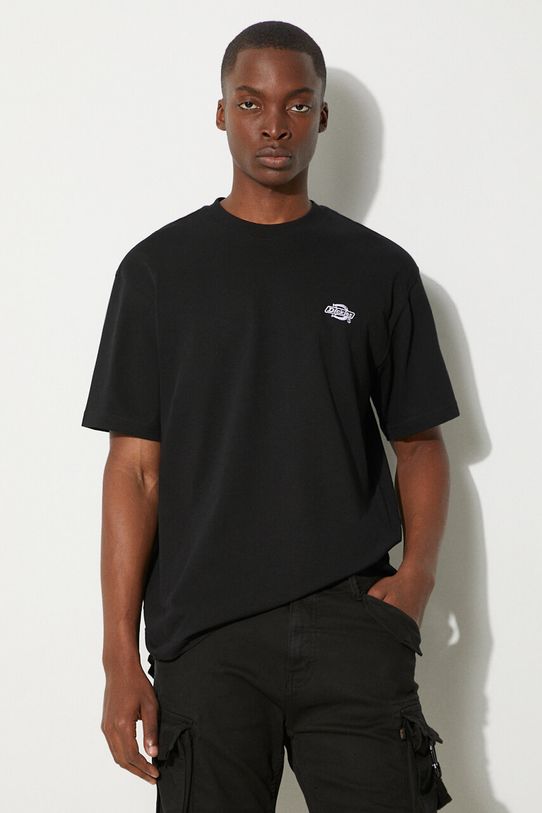 Хлопковая футболка Dickies хлопок чёрный DK0A4YAIBLK1
