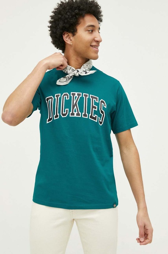 Pamučna majica Dickies tirkizna DK0A4X9FE641