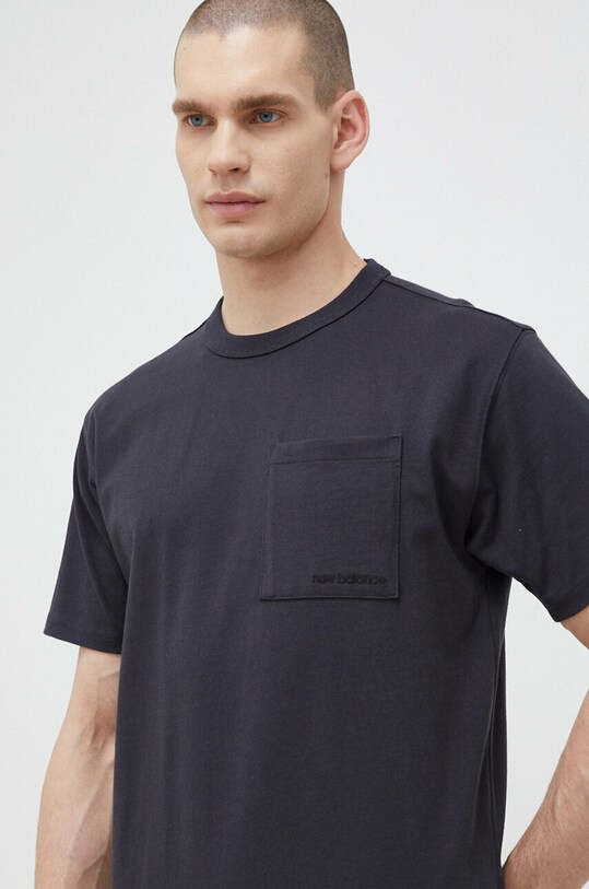 New Balance tricou din bumbac negru MT23567PHM