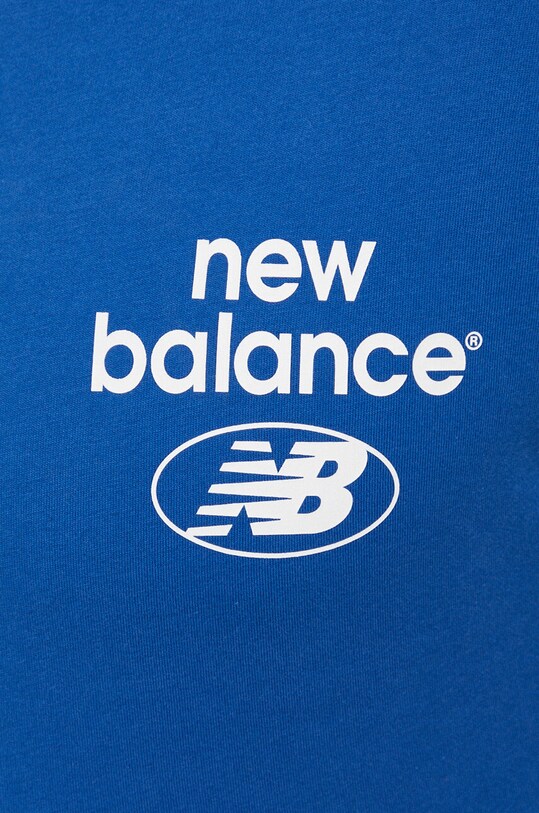 New Balance tricou din bumbac MT31518ATE albastru