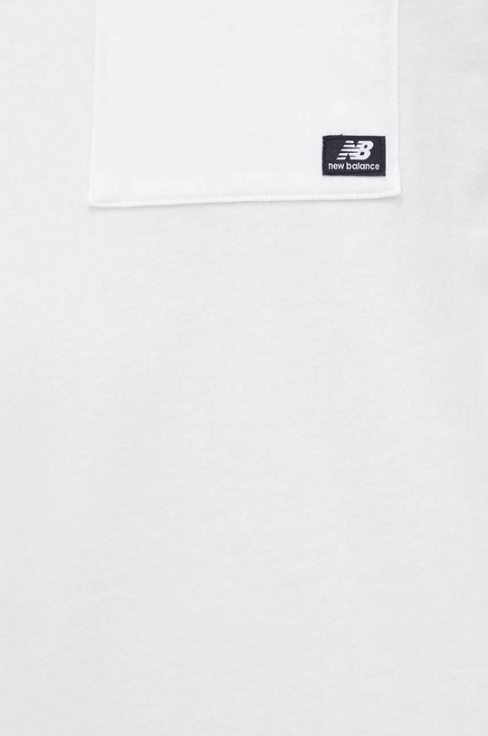 Pamučna majica New Balance MT31542WT bijela