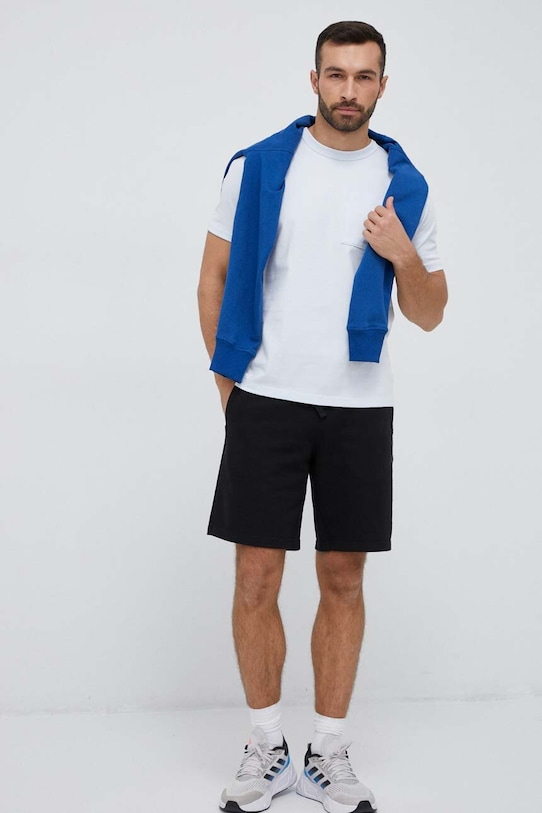 New Balance t-shirt bawełniany MT23567IB niebieski SS23