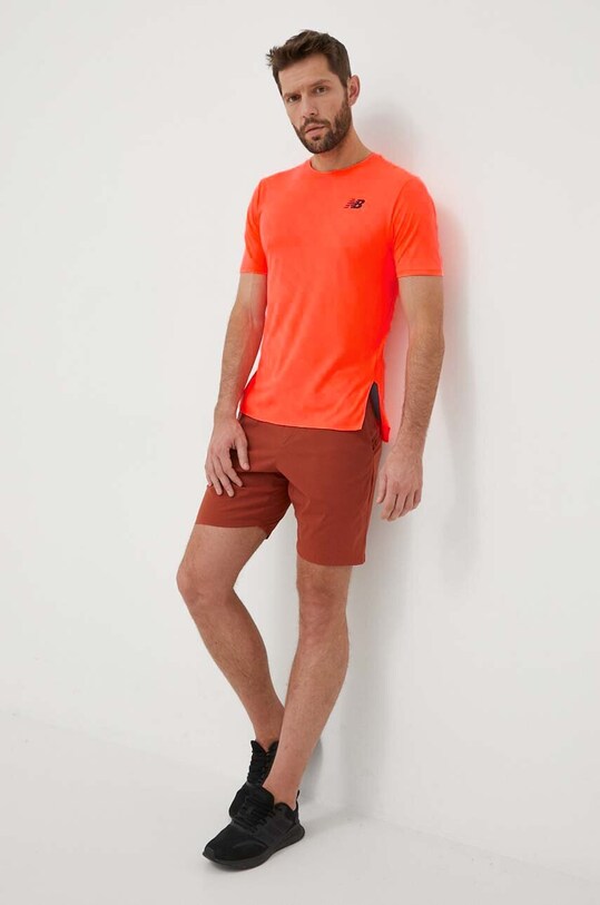 New Balance tricou de alergare Q Speed MT23281NDF portocaliu SS23