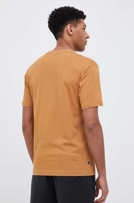 Îmbrăcăminte New Balance tricou din bumbac MT31560TOB maro