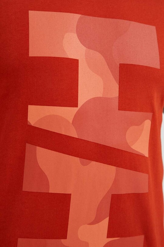 Helly Hansen t-shirt bawełniany 53976 pomarańczowy