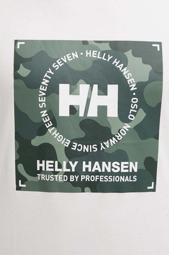Хлопковая футболка Helly Hansen 53936 белый
