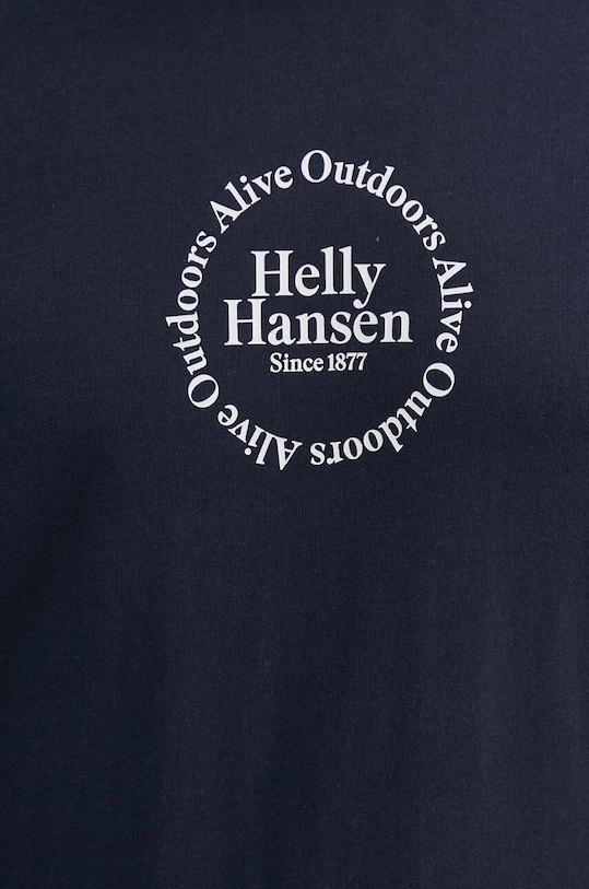 Helly Hansen tricou din bumbac 53936 bleumarin