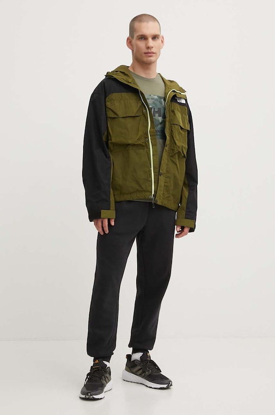 Βαμβακερό μπλουζάκι Helly Hansen 53936 πράσινο AW24