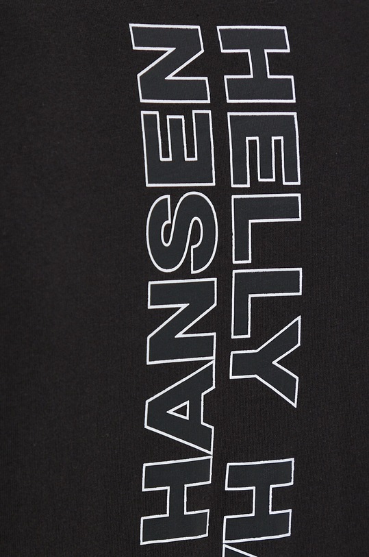 Βαμβακερό μπλουζάκι Helly Hansen 53936 μαύρο
