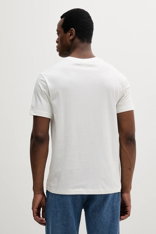 Oblečenie Bavlnené tričko Gant 2003140 biela
