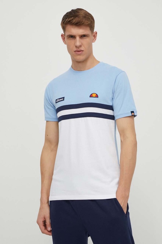 Ellesse t-shirt bawełniany Venire niebieski SHR08507