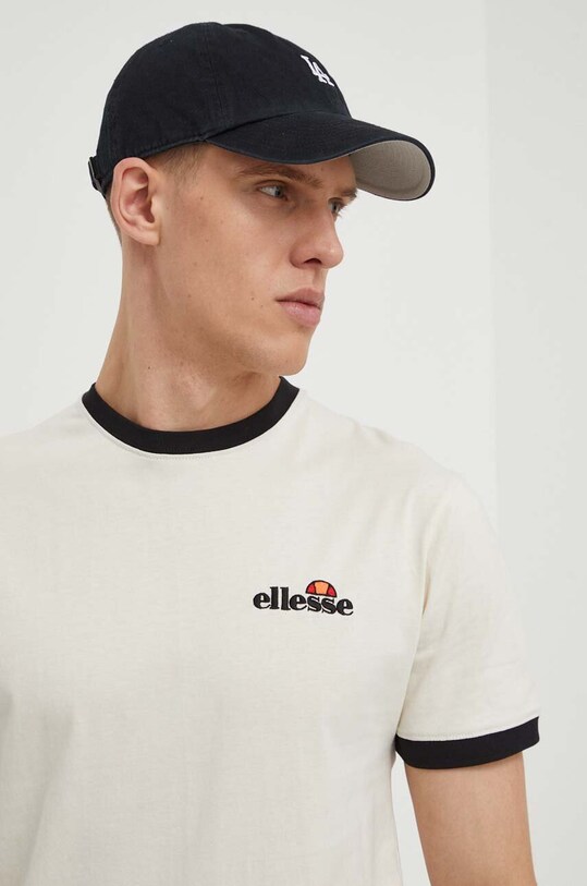 Ellesse t-shirt bawełniany Meduno T-Shirt beżowy SHR10164