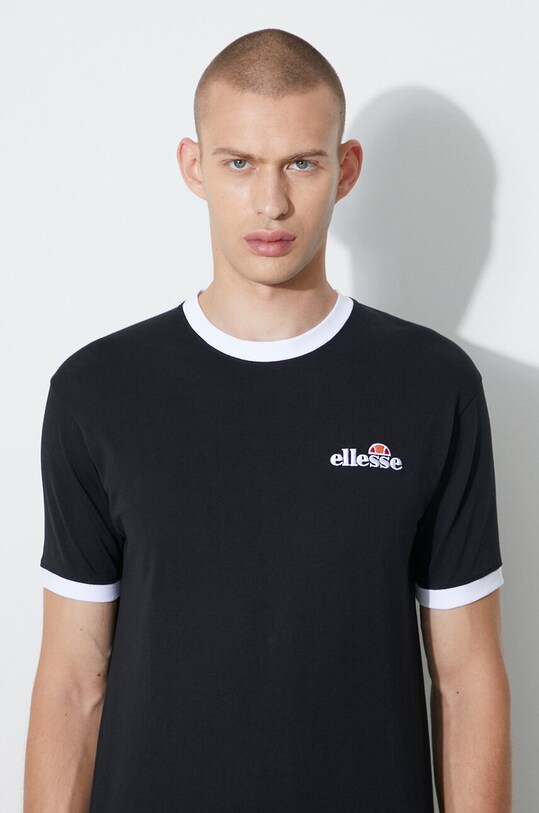 Ellesse t-shirt bawełniany Meduno T-Shirt SHR10164 czarny