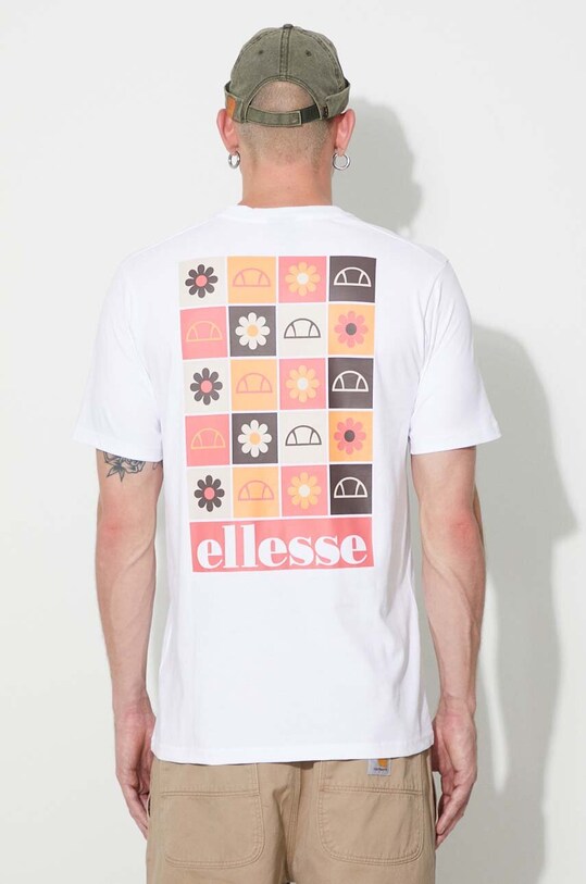 Odjeća Pamučna majica Ellesse SHR17638 bijela