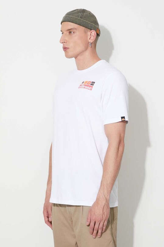 Ellesse tricou din bumbac alb SHR17638