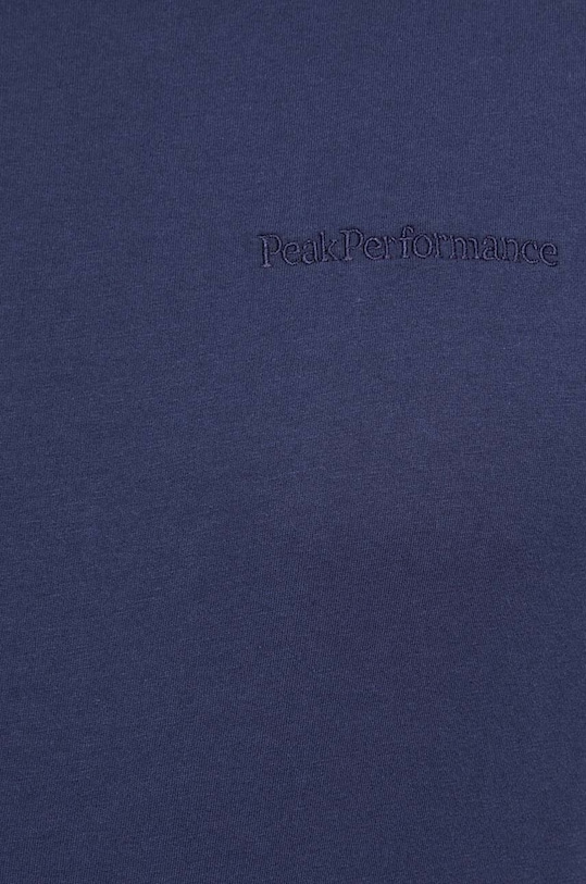 Peak Performance t-shirt bawełniany G78908 granatowy