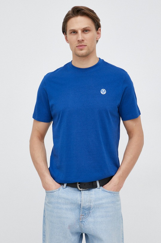 North Sails t-shirt bawełniany niebieski 692812