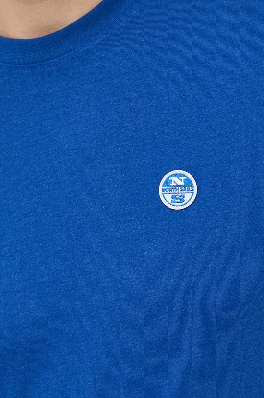 North Sails t-shirt bawełniany 692812 niebieski