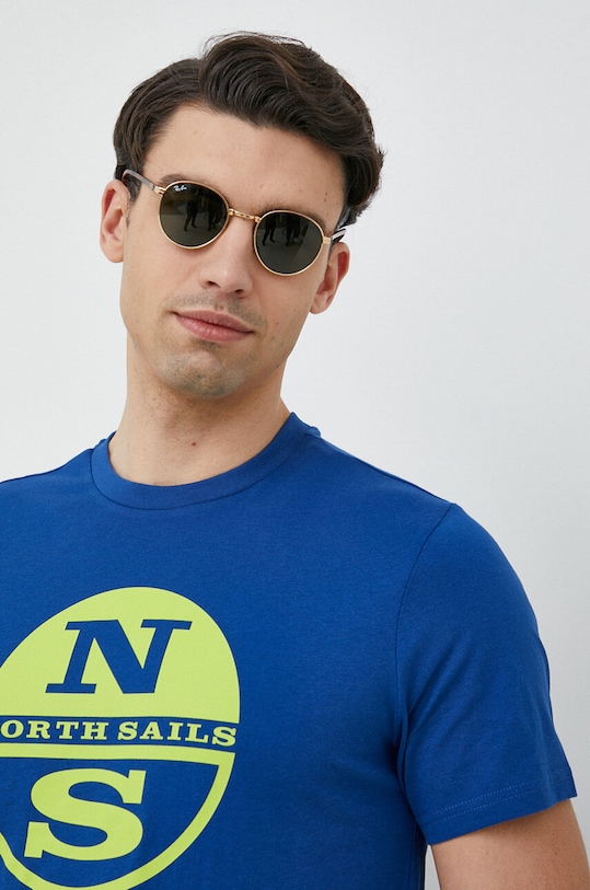 North Sails t-shirt bawełniany niebieski 692837