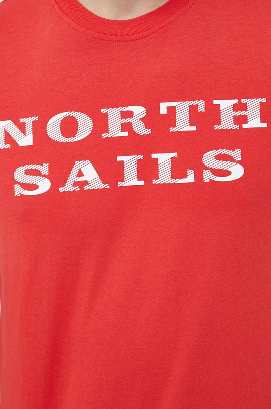 North Sails tricou din bumbac 692838 rosu