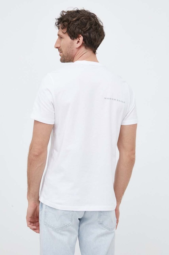 Oblečenie Bavlnené tričko North Sails 692846 biela