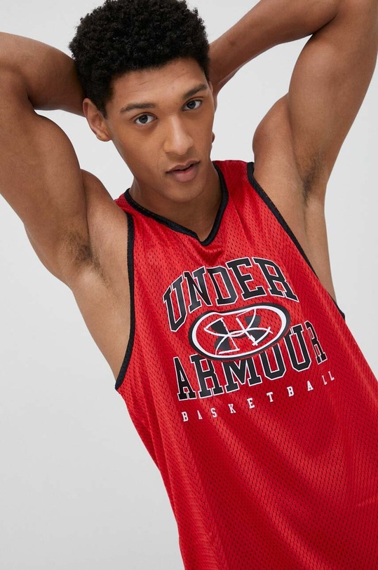 Under Armour tricou de antrenament Baseline 1377310 rosu