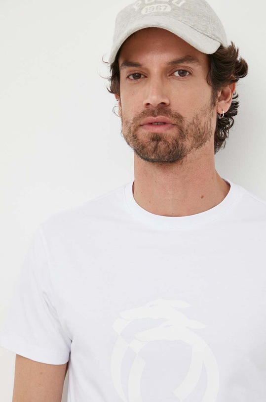 Μπλουζάκι Trussardi λευκό TRU1MTS01
