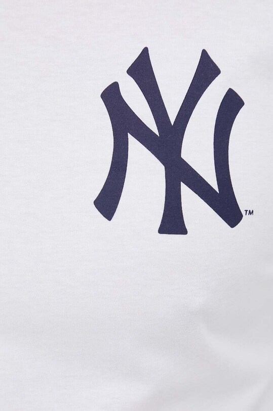47 brand t-shirt bawełniany MLB New York Yankees biały BU017TMBECT587291WW