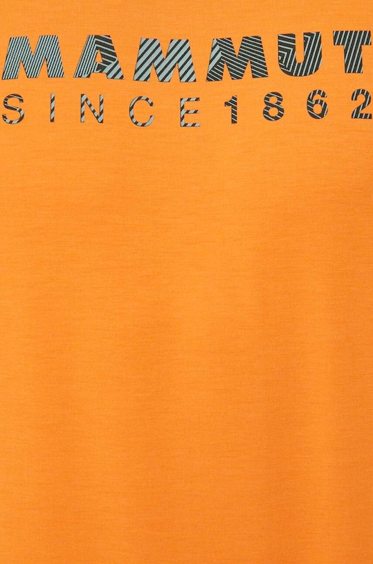 Αθλητικό μπλουζάκι Mammut Trovat Logo 1017.05250 πορτοκαλί