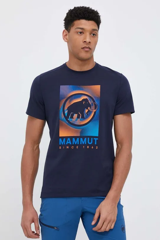 Mammut sportos póló Trovat sötétkék 1017.05260