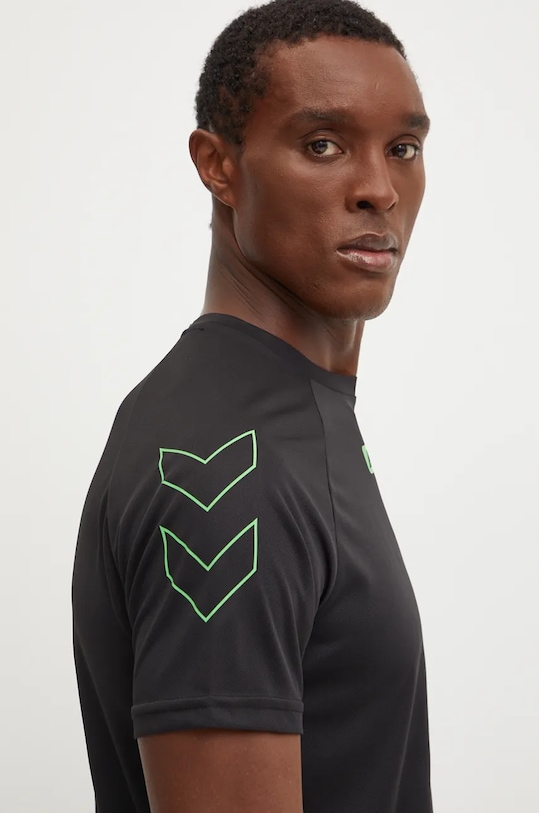 Hummel t-shirt treningowy Topaz czarny 213475