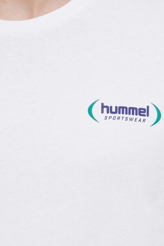 Hummel t-shirt bawełniany 218988 biały