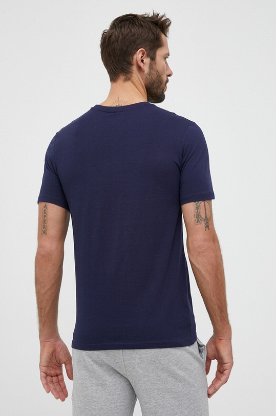 Odzież Hummel t-shirt bawełniany 219026 granatowy