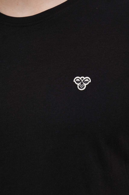 Hummel t-shirt bawełniany 219026 czarny