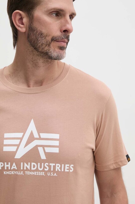 Бавовняна футболка Alpha Industries помаранчевий 100501.09